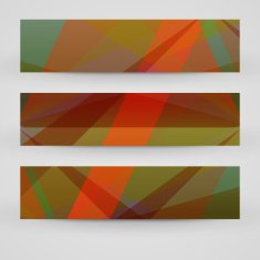Vector banner set for your design N226