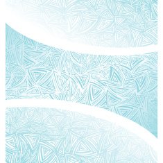 Curly border set with abstract triangles N2
