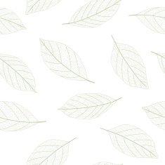 Seamless green leaves pattern N6