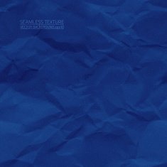 Creased blue paper vector seamless texture