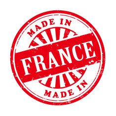 made in France grunge rubber stamp N2