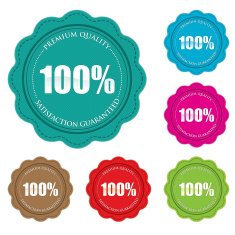 Fabric premium quality badges N2