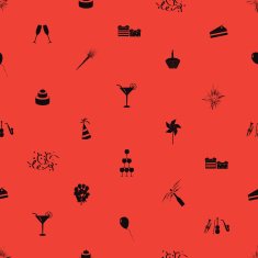 celebration and party seamless pattern eps10