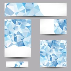 Templates with abstract geometrical triangles