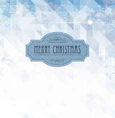 christmas blue triangle N2