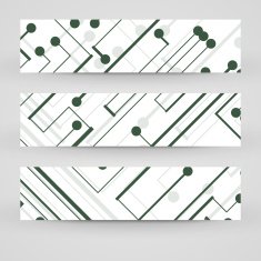 Vector banner set for your design N227