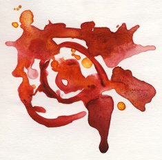 Painted watercolor mess N12