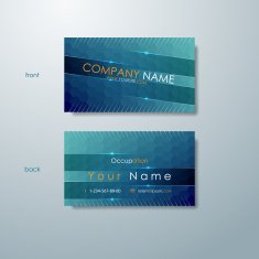 Polygonal business card
