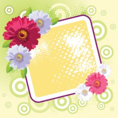 Beautiful Floral Frame N7