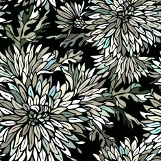 Vector flower pattern N3