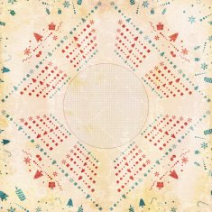 Semi-seamless Seasonal wrapping paper N5