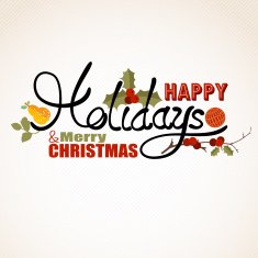 Happy Holidays & Merry Christmas