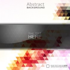 Multicolored mosaic background N105