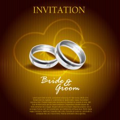 Beautiful Wedding Invitation Card N14