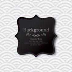 Black and white background Asian style N2