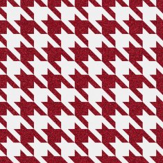 Seamless houndstooth glitter pattern on white