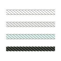 Rope knot-Decorative edge N7