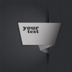 Speech Bubble on Metallic Background