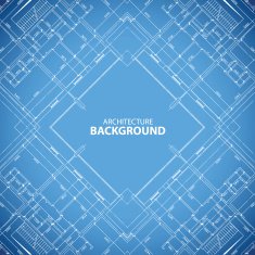 Blueprint building structure background