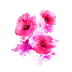 Abstract watercolor painting N39