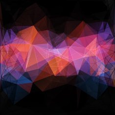 Triangle concept design Mosaic vector illustration