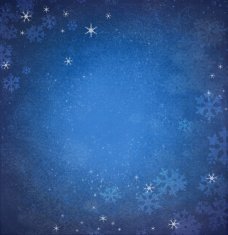 snowflakes on a blue background N4