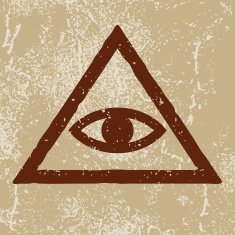 Ancient Symbols Eye in Pyramid