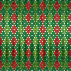 Christmas argyle background seamless pattern included