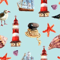 Nautical Seamless Pattern N15