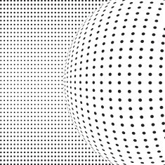 Abstract dotted vector