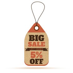 Price tags in vintage style N15