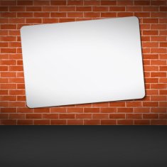 Banner on Brick Wall N2