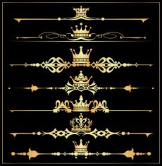 Decorative Elements Old Style - set 6