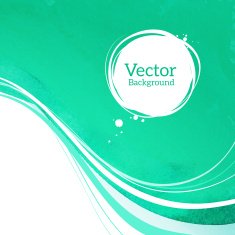 Vector background with waves