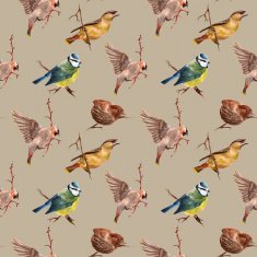 Seamless pattern with birds N25