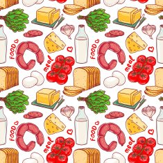 background with different food - 4 N2