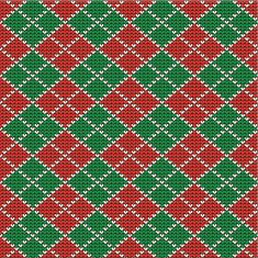 Christmas argyle background seamless pattern included N2