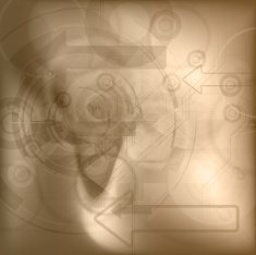 Brown Tech Background