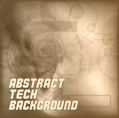 Brown Tech Background N2