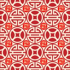 Chinese traditional auspicious seamless background N2
