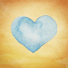 Watercolor heart N36