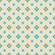 minimalistic floral pattern N4