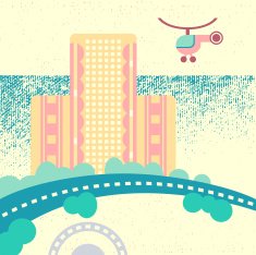 Illustration on urban theme N3
