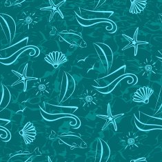 Sea seamless background N13