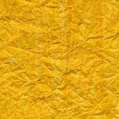 crumpled yellow painted paper texture