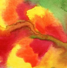 Abstract watercolor painted background N81