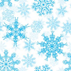 Seamless snowflakes pattern N25