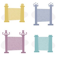 Roman column frames