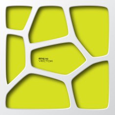 Organic geometry Abstract background