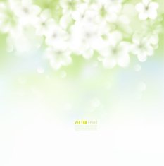 Abstract blur floral paint background vector illustration N2